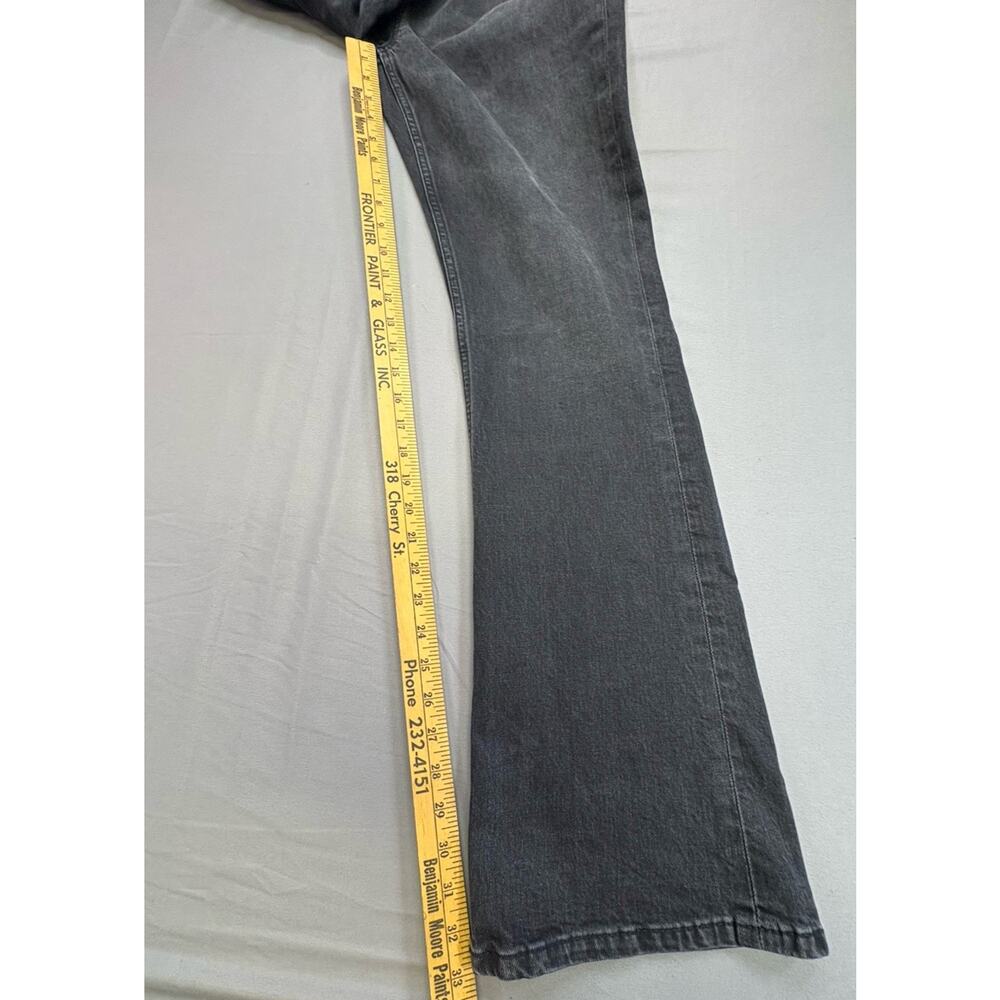 NWT ASOS DESIGN High-Waisted Jeans Washed Black Charcoal Gray Size 28x34 Tall - Picture 6 of 9